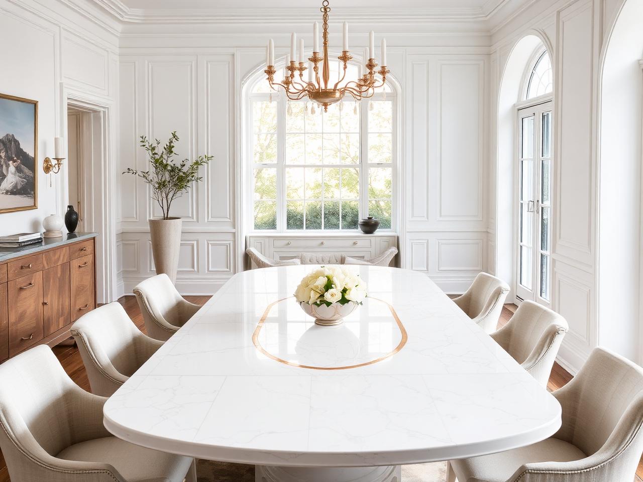 Convivio Table Bianco — In situ · Kitchen