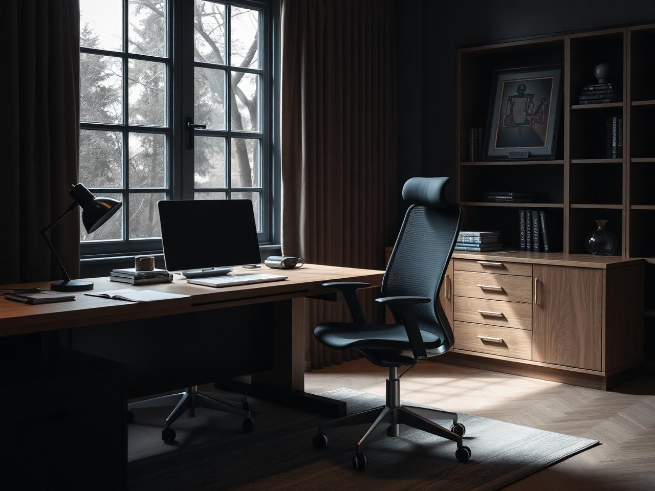Forma Chair Noir — In situ · Office